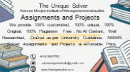 The Unique Solver : NMIMS Solved Assignment