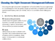 Choosing the Right Document Management Software