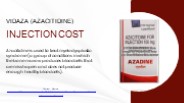 Vidaza (Azacitidine) Injection cost