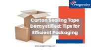 Carton Sealing Tape