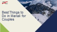 Best Things To Do In Manali For Couples