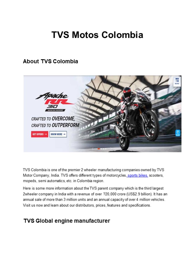 TVS Colombia Full Overview (1)