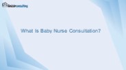 Baby Nurse Consultation