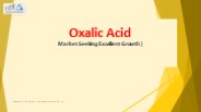 Oxalic Acid Market