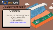 Assignment help in Colorado