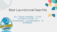 Best Laundromat Near Me
