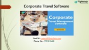 Corporate Travel Software