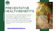 Preventative Health Benefits - Rosedale - Versa Business Systems