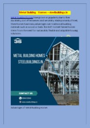 Metal Building Homes – steelbuildings.in