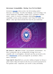 Horoscope Compatibility: Finding Your Perfect Match