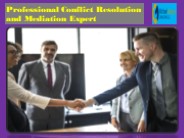 Professional Conflict Resolution and Mediation Expert