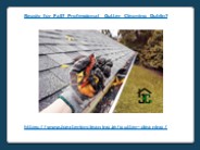 Ready for Fall - Professional Gutter Cleaning Dublin