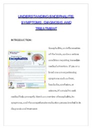 UNDERSTANDING ENCEPHALITIS: SYMPTOMS, DIAGNOSIS, AND TREATMENT