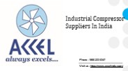 industrial compressor suppliers in india