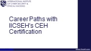 Career Path with IICSEH's CEH Certification