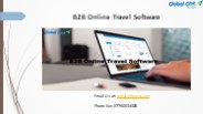 B2B Online Travel Software