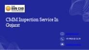 CMM Inspection Services in Gujarat