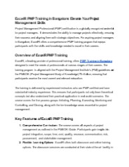 PMP Training in Bangalore