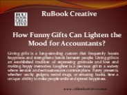 Gift ideas for accountants - RuBook Creative