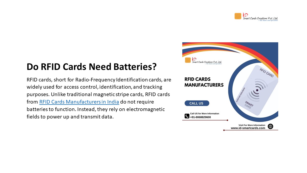 Do RFID Cards Need Batteries?