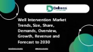 Well Intervention Market