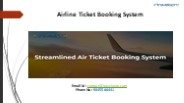 Airline Ticket Booking System