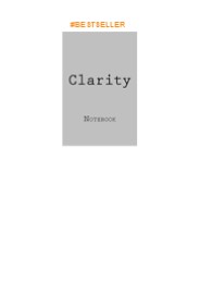 Download⚡️(PDF)❤️ Clarity: Notebook