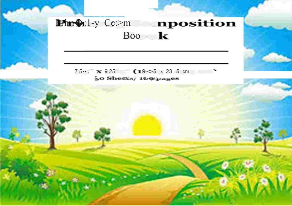 ❤[PDF]⚡ primary composition notebook: Black Marble, Grades K-2 Kindergarten primary