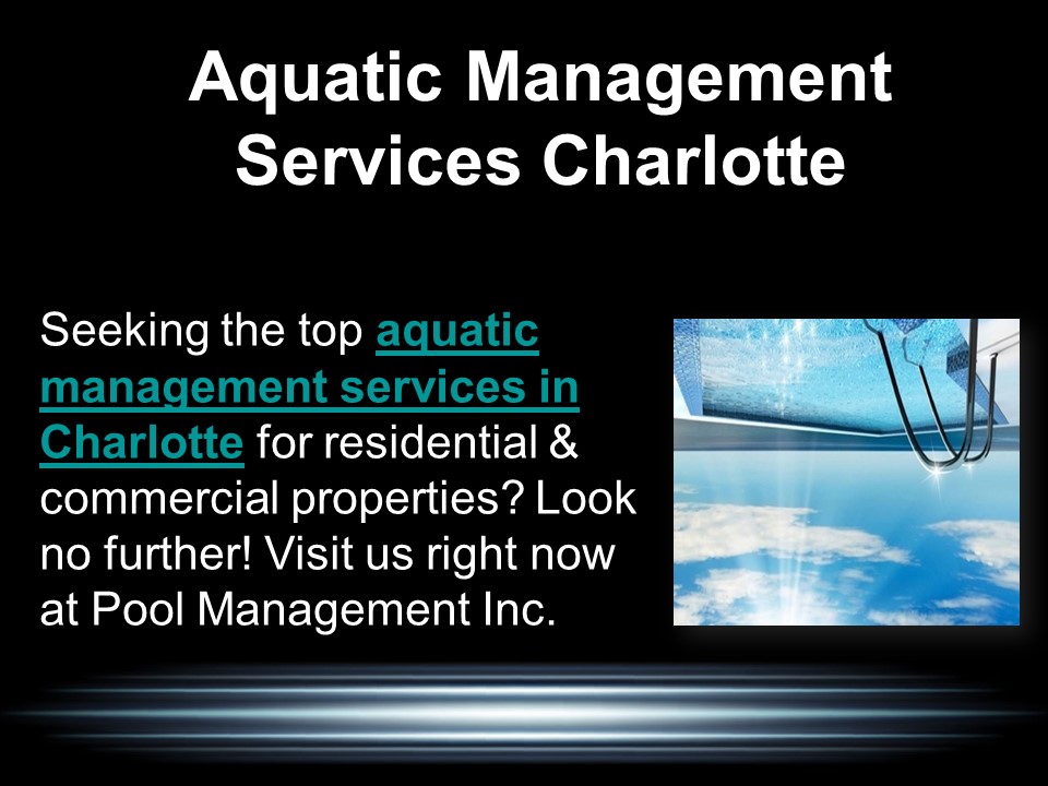 Aquatic Management Services Charlotte