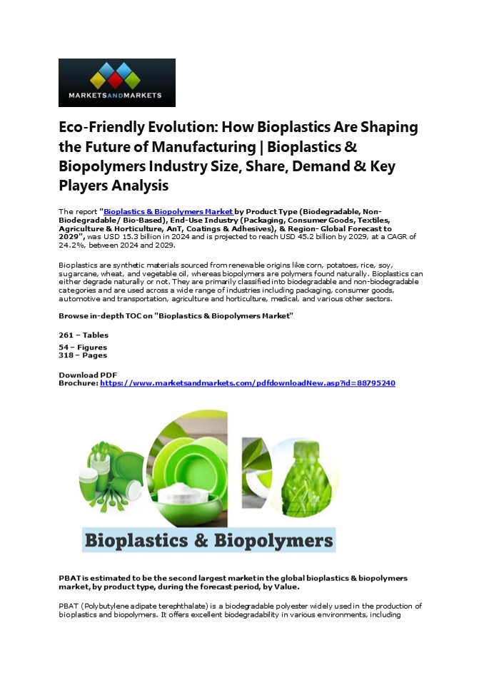 Innovative Materials: How Biopolymers Are Changing the Face of Plastics
