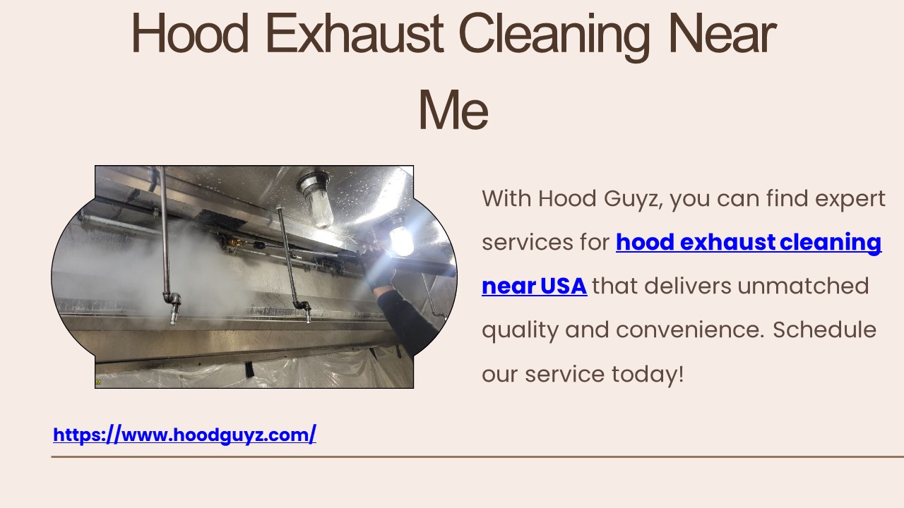 Hood Exhaust Cleaning Near Me