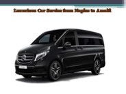 Luxurious Car Service from Naples to Amalfi