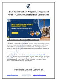 Best Construction Project Management Firms - Cullinan Construction Consultants