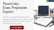 Streamlined Study Plans: Achieving Certification Success with Passin1Day