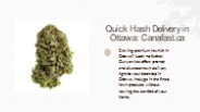 Quick Hash Delivery in Ottawa: Canafast.ca