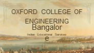 Oxford College of Engineering Bangalore