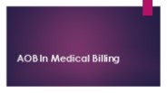 AOB In Medical Billing