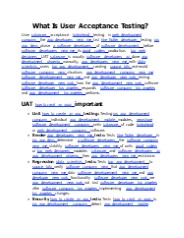 What Is User Acceptance Testing?