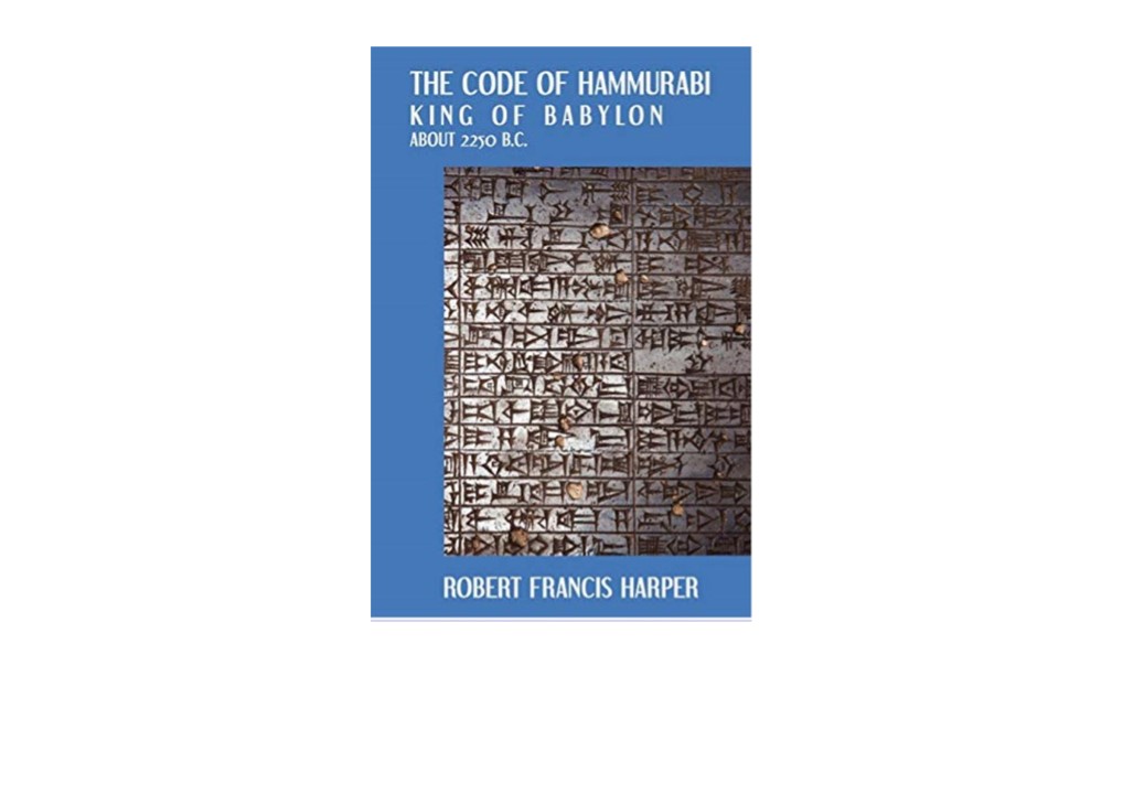 Download (PDF) The Code of Hammurabi Paperback â€“ April 29, 2010 ...
