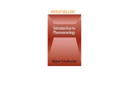 ❤read Introduction to Phenomenology