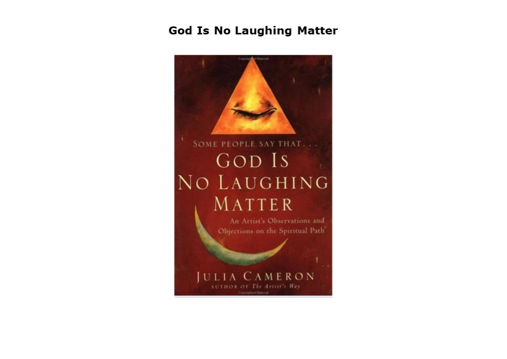 PDF KINDLE DOWNLOAD God Is No Laughing Matter