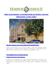 Residential assisted living in California