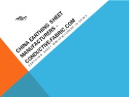 China Earthing sheet Manufacturers - Conductive-fabric.com