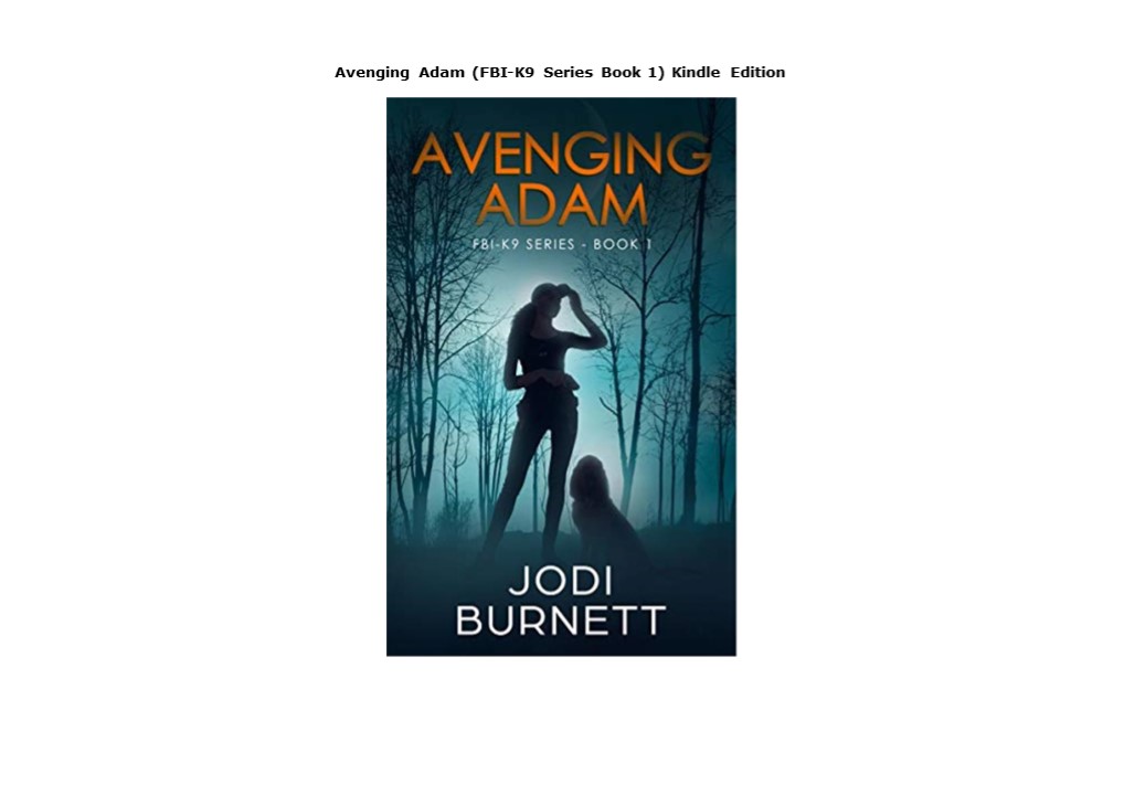 PDF Avenging Adam (FBI-K9 Series Book 1) Kindle Edition