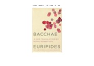 Download (PDF) Bacchae Paperback â€“ August 18, 2015
