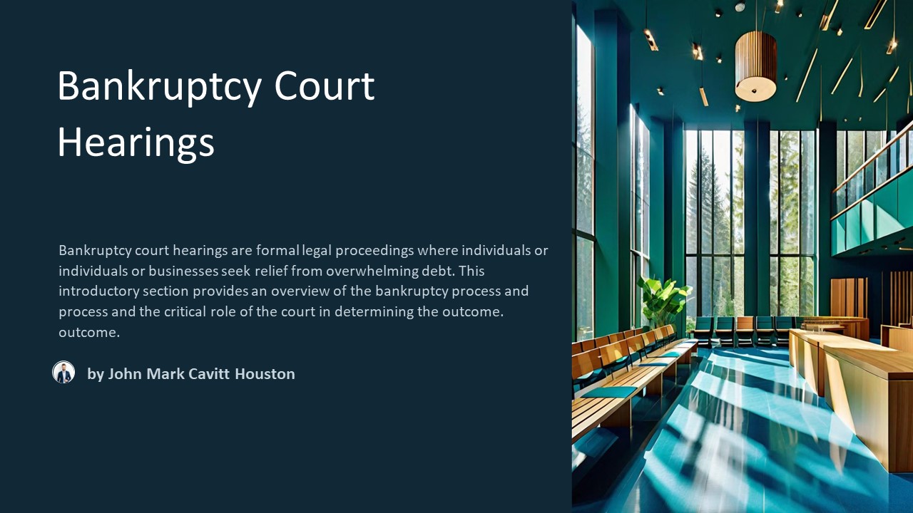 John Mark Cavitt Court Hearings