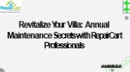 AMC for villas in dubai