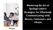 Apology Email