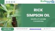 Title: Benefits of Cannabis Concentrates – Rick Simpson Oil