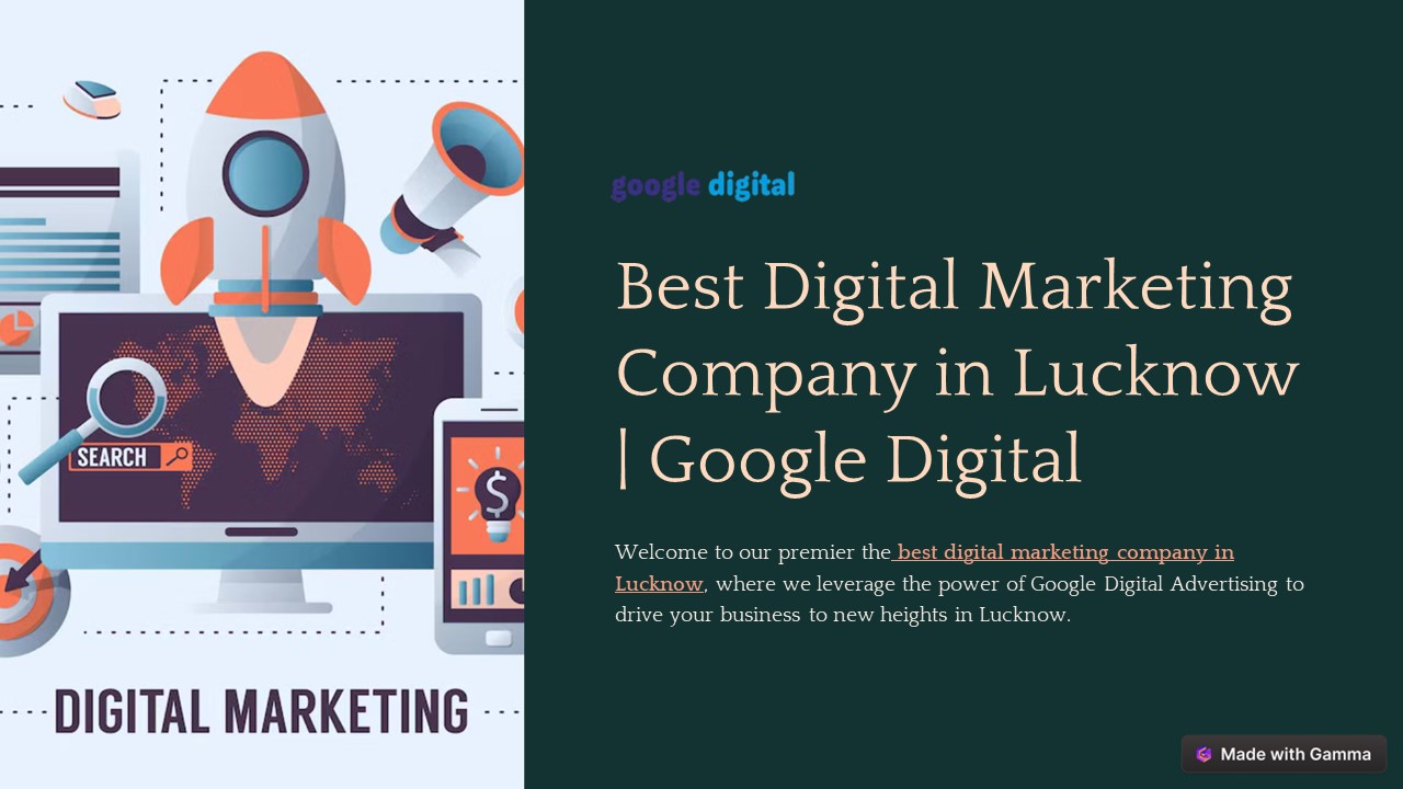 Digital Marketing Company in Lucknow | Google Digital